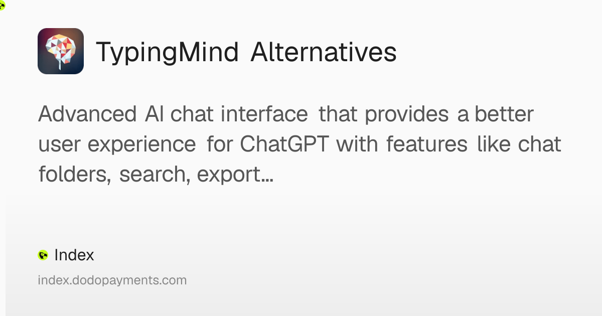 4 Best TypingMind Alternatives in 2026 – Index